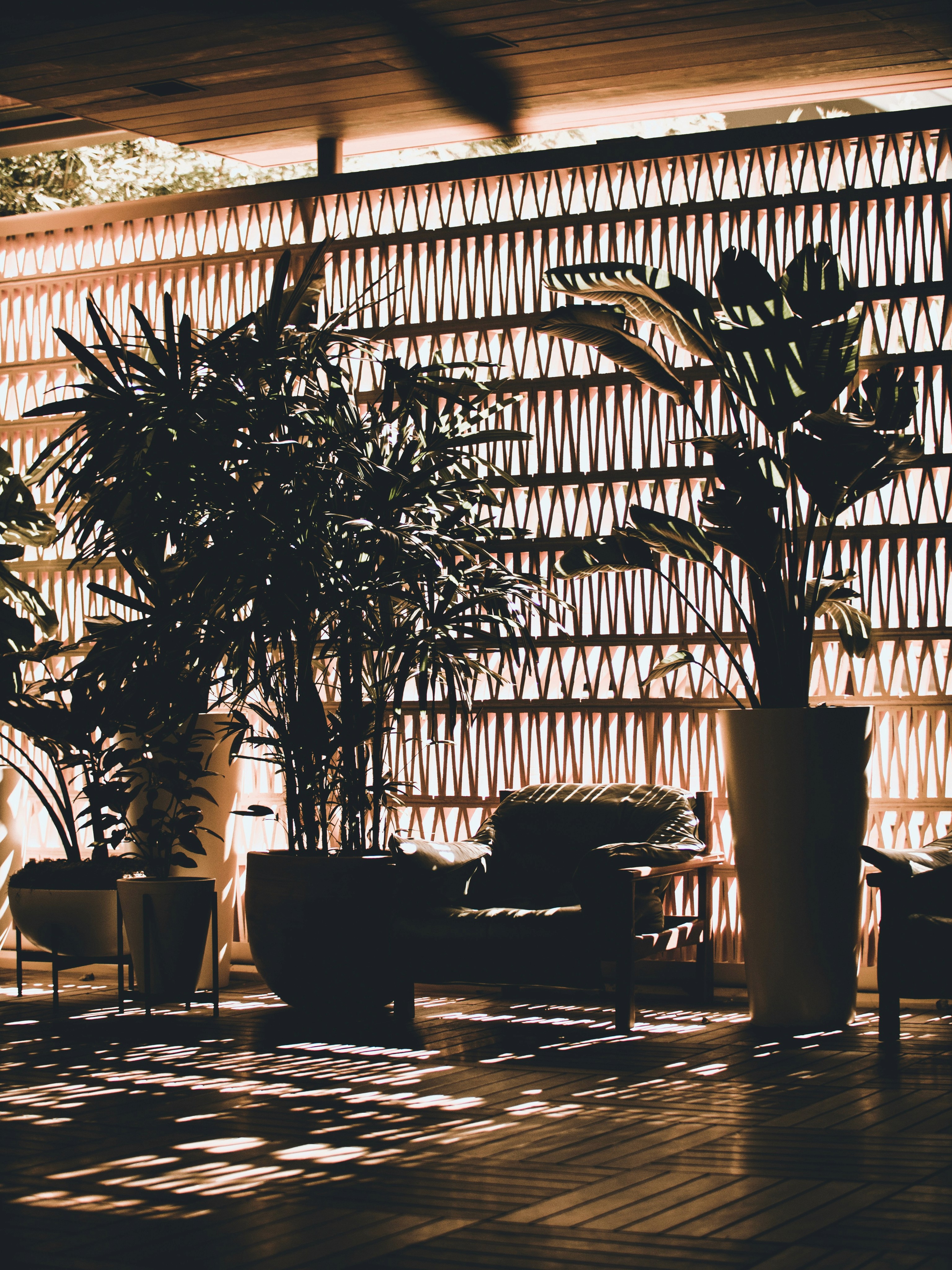 Calm indoor workspace